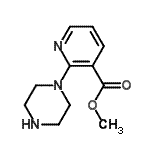 CAS 登录号：104813-92-5， 甲基2-(1-哌嗪基)烟酸酯