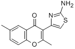 CAS#: 104819-36-5, 3-(2-Amino-1,3-Thiazol-4-Yl)-2,6-Dimethylchromen-4-One