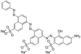 CAS#: 10482-42-5, Trisodium 5-[(7-Amino-1-Hydroxy-3-Sulphonato-2-Naphthyl)Azo]-8-[[4-(Phenylazo)-6-Sulphonatonaphthyl]Azo]Naphthalene-2-Sulphonate
