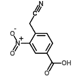 CAS 登录号：104825-24-3， 4-(氰基甲基)-3-硝基苯甲酸