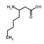 CAS#: 104883-49-0, 3-Aminooctanoic Acid
