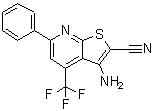 CAS#: 104960-55-6, 3-Amino-6-Phenyl-4-(Trifluoromethyl)-Thieno[2,3-b]Pyridine-2-Carbonitrile