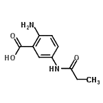 CAS 登录号：104986-14-3， 2-氨基-5-(丙酰基氨基)苯甲酸