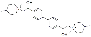 CAS#: 105098-65-5, 2-(1,4-Dimethylpiperidin-1-Ium-1-Yl)-1-[4-[4-[2-(1,4-Dimethylpiperidin-1-Ium-1-Yl)-1-Hydroxyethyl]Phenyl]Phenyl]Ethanol Diiodide