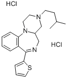 CAS#: 105138-51-0, 3-(3-Methylbutyl)-7-Thiophen-2-Yl-2,4,4a,5-Tetrahydro-1H-Pyrazino[1,2-a][1,4]Benzodiazepine Dihydrochloride