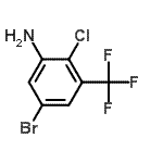 CAS 登录号：105172-79-0， 5-溴-2-氯-3-(三氟甲基)苯胺