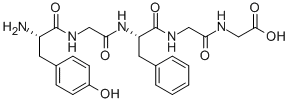 CAS#: 105250-85-9, 2-[[2-[[(2S)-2-[[2-[[(2S)-2-Amino-3-(4-Hydroxyphenyl)Propanoyl]Amino]Acetyl]Amino]-3-Phenylpropanoyl]Amino]Acetyl]Amino]Acetic Acid