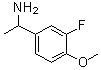 CAS 登录号：105321-49-1， 1-(3-氟-4-甲氧基苯基)乙胺