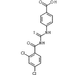 CAS#: 105354-19-6, 4-{[(2,4-Dichlorobenzoyl)Carbamothioyl]Amino}Benzoic Acid