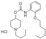 CAS#: 105384-12-1, (1-Butylpiperidin-1-Ium-4-Yl) N-(2-Hexoxyphenyl)Carbamate Chloride