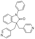 CAS#: 105431-72-9, 1,3-Dihydro-1-Phenyl-3,3-Bis(4-Pyridinylmethyl)-2H-Indol-2-One