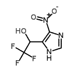 CAS 登录号：105480-32-8， 2,2,2-三氟-1-(4-硝基-1H-咪唑-5-基)乙醇