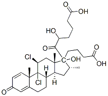 CAS#: 10549-91-4, 9,11beta-Dichloro-17,21-Dihydroxy-16alpha-Methylpregna-1,4-Diene-3,20-Dione 17,21-Di(Butyrate)