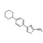 CAS#: 105512-86-5, 4-(4-Cyclohexylphenyl)-1,3-Thiazol-2-Amine