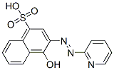 CAS 登录号：10558-11-9， 4-羟基-3-(2-吡啶基偶氮)萘磺酸