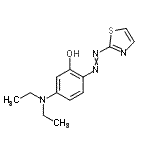 CAS 登录号：10558-42-6， 5-(二乙基氨基)-2-(1,3-噻唑-2-基偶氮)苯酚