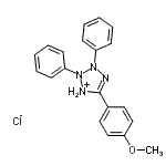 CAS#: 10560-45-9, 5-(4-Methoxyphenyl)-2,3-Diphenyl-2,3-Dihydro-1H-Tetrazol-1-Ium Chloride