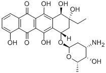 CAS#: 105615-58-5, (7S,9R,10R)-7-[(2R,4S,5S,6S)-4-Amino-5-Hydroxy-6-Methyloxan-2-Yl]Oxy-9-Ethyl-4,6,9,10,11-Pentahydroxy-8,10-Dihydro-7H-Tetracene-5,12-Dione