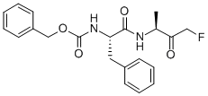 CAS#: 105637-38-5, N-[(1S)-2-[[(1S)-3-Fluoro-1-Methyl-2-Oxopropyl]Amino]-2-Oxo-1-(Phenylmethyl)Ethyl]-Carbamic Acid Phenylmethyl Ester