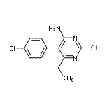 CAS#: 105640-70-8, 4-Amino-5-(4-Chlorophenyl)-6-Ethyl-2(1H)-Pyrimidinethione