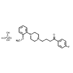 CAS 登录号：1057-86-9， 1-(4-氟苯基)-4-[4-(2-甲氧基苯基)-1-哌嗪基]-1-丁酮磷酸酯(1:1)