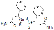 CAS#: 105736-64-9, 3-[[(3-Amino-3-Oxo-1-Phenylpropyl)-Sulfanylidenegermyl]Sulfanyl-Sulfanylidenegermyl]-3-Phenylpropanamide