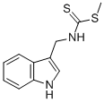 CAS#: 105748-59-2, N-(1H-Indol-3-Ylmethyl)-Carbamodithioic Acid Methyl Ester