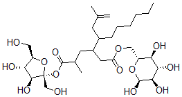 CAS#: 105749-78-8, [(2R,3S,4S,5R)-3,4-Dihydroxy-2,5-Bis(Hydroxymethyl)Oxolan-2-Yl] [(2R,3S,4S,5R,6S)-3,4,5,6-Tetrahydroxyoxan-2-Yl]Methyl 2-Methyl-4-(2-Methyldec-1-En-4-Yl)Hexanedioate