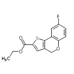 CAS#: 105799-70-0, Ethyl 8-Fluoro-4H-Thieno[3,2-c]Chromene-2-Carboxylate