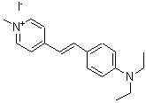 CAS#: 105802-46-8, 4-[2-[4-(Diethylamino)Phenyl]Ethenyl]-1-Methyl-Pyridinium Iodide (1:1)