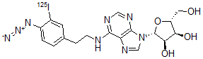 CAS#: 105811-49-2, N(6)-2-(4-Azido-3-Iodophenyl)Ethyladenosine
