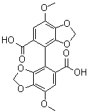 CAS#: 105868-34-6, 7,7'-Dimethoxy-4,4'-Bi-1,3-Benzodioxole-5,5'-Dicarboxylic Acid