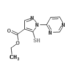 CAS#: 105877-69-8, Ethyl 1-(4-Pyrimidinyl)-5-Sulfanyl-1H-Pyrazole-4-Carboxylate