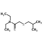 CAS 登录号：105877-80-3， N,N-二乙基-2-(异丁基硫基)硫代乙酰胺