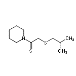 CAS 登录号：105877-84-7， 2-(异丁基硫基)-1-(1-哌啶基)乙硫酮