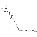 CAS#: 105955-11-1, (9Z)-N-[2-(3,4-Dihydroxyphenyl)Ethyl]-9-Octadecenamide