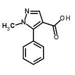 CAS#: 105994-75-0, 1-Methyl-5-Phenyl-1H-Pyrazole-4-Carboxylic Acid