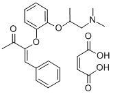 CAS 登录号：106064-06-6， (Z)-3-(2-(2-(二甲基氨基)丙氧基(和1-甲基乙氧基))苯氧基)-4-苯基-3-丁烯-2-酮马来酸盐