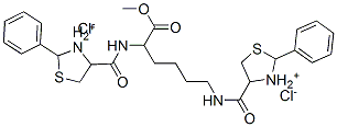 CAS#: 106086-24-2, Methyl 2,6-Bis[(2-Phenyl1,3-Thiazolidin-3-Ium-4-Carbonyl)Amino]Hexanoate Dichloride