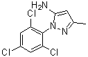 CAS#: 106259-87-4, 3-Methyl-1-(2,4,6-Trichlorophenyl)-1H-Pyrazol-5-Amine