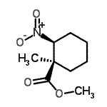 CAS#: 106334-37-6, Methyl (1R,2S)-1-Methyl-2-Nitrocyclohexanecarboxylate