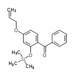 CAS 登录号：106359-89-1， {4-(烯丙氧基)-2-[(三甲基硅烷基)氧基]苯基}(苯基)甲酮
