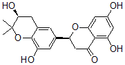 CAS 登录号：106533-44-2， (2S)-2-[(3S)-3,8-二羟基-2,2-二甲基色满-6-基]-5,7-二羟基色满-4-酮