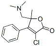 CAS#: 106609-76-1, 3-Chloro-5-(Dimethylaminomethyl)-5-Methyl-4-Phenylfuran-2-One