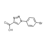 CAS#: 106748-14-5, 1-(4-Bromophenyl)-1H-1,2,3-Triazole-4-Carboxylic Acid