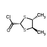 CAS#: 106760-47-8, (4R,5R)-4,5-Dimethyl-1,3-Dithiolane-2-Carbonyl Chloride