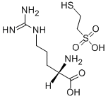 CAS#: 106854-46-0, (2S)-2-Amino-5-(Diaminomethylideneamino)Pentanoic Acid; 2-Sulfanylethanesulfonic Acid