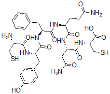 CAS#: 106897-47-6, L-Cysteinyl-L-tyrosyl-L-phenylalanyl-L-glutaminyl-L-asparaginyl-L-Cysteine