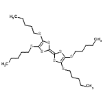 CAS#: 106920-29-0, 2-[4,5-Bis(Pentylsulfanyl)-1,3-Dithiol-2-Ylidene]-4,5-Bis(Pentylsulfanyl)-1,3-Dithiole