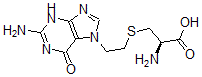 CAS 登录号：106947-24-4， (2R)-2-氨基-3-[2-(2-氨基-6-氧代-3H-嘌呤-7-基)乙硫基]丙酸